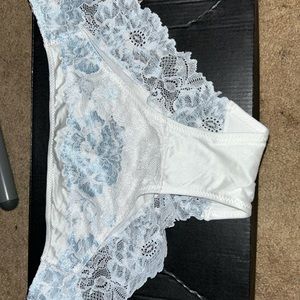 white baby blue panty